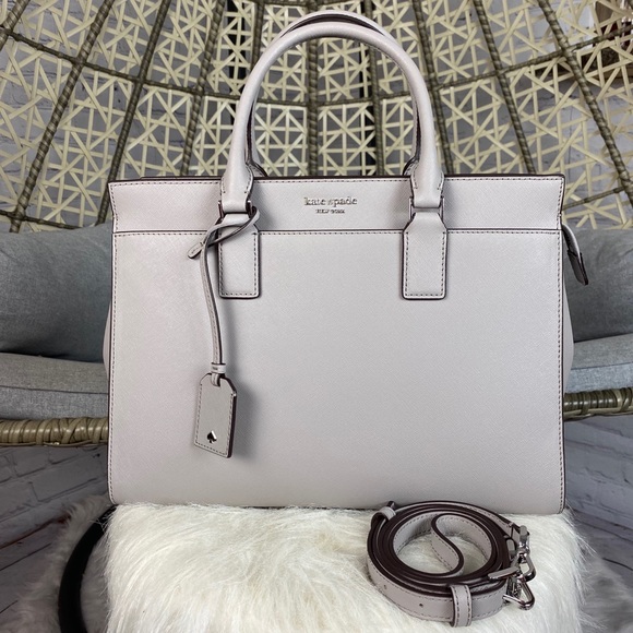 kate spade Handbags - Kate Spade Cameron Large Satchel - Softtaupe